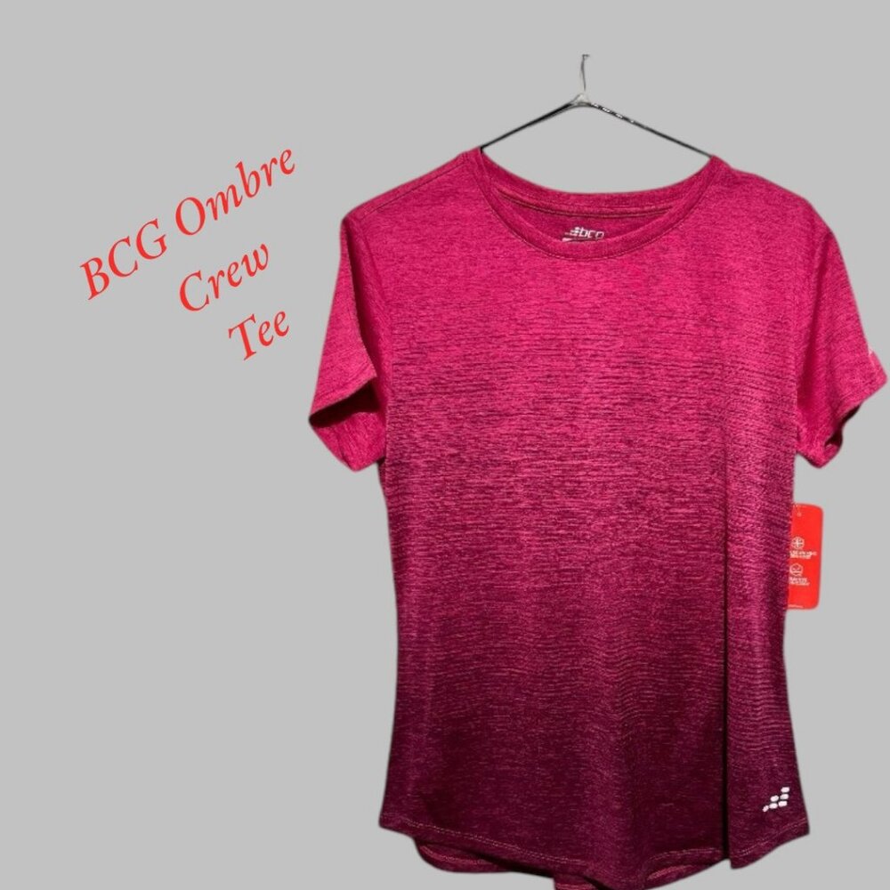 Women’s BCG running short sleeve Ombre Crew Tee